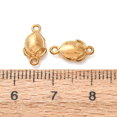 304 Stainless Steel Connector Charms STAS-N124-60G-1