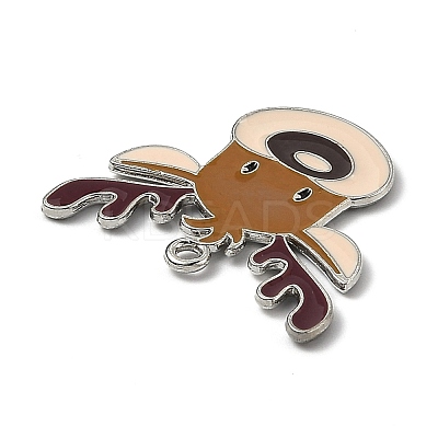 Alloy Enamel Pendants ENAM-Z001-08P-1