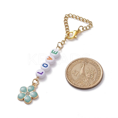 LOVE Acrylic Cup Charms HJEW-JM01837-1