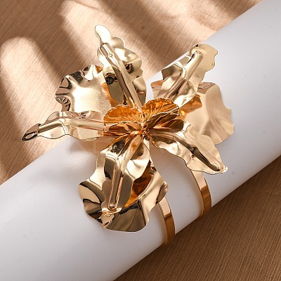 Alloy & Iron Cuff Bangles for Women BJEW-F501-01C-KCG-1