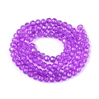 Baking Paint Glass Beads Strands EGLA-Q120-D-A02-1
