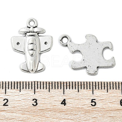 100Pcs 10 Styles Tibetan Style Alloy Cartoon Boy Pendants TIBEP-CJ0002-77-1