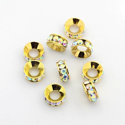 Grade A Brass Rhinestone Beads RB-H062-M-1