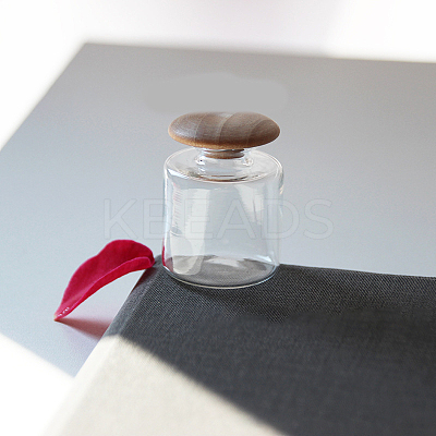 Column Miniature Glass Empty Bottle Ornaments BOTT-PW0006-08B-1