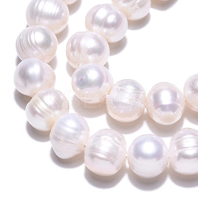 Natural Cultured Freshwater Pearl Beads Strands PEAR-N013-17N-01-1