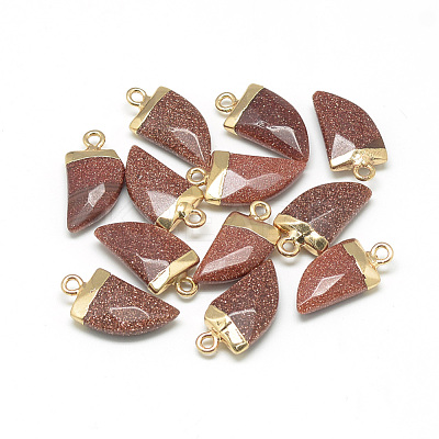 Synthetic Goldstone Pointed Pendants G-Q966-03-1