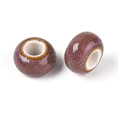 Handmade Porcelain Beads PORC-S498-05Y-1