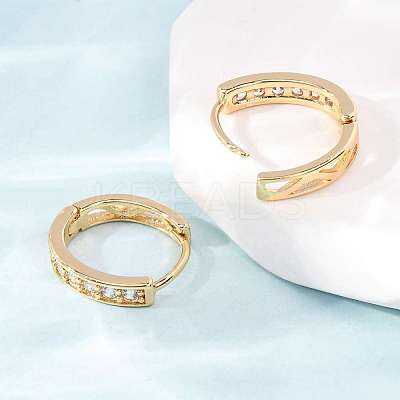 Women's Brass Earrings KK-CBA8EB2-15G-1