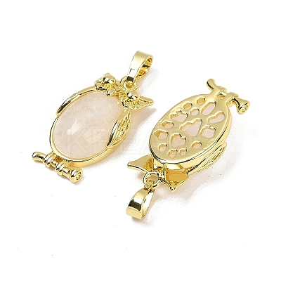 Natural Quartz Crystal Pendant KK-F887-02G-18-1
