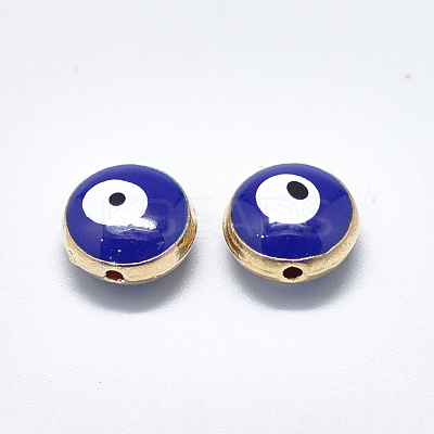 Alloy Enamel Beads ENAM-S117-09-1