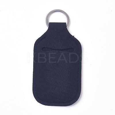 Hand Sanitizer Keychain Holder LS-DIY-WH0156-84B-1