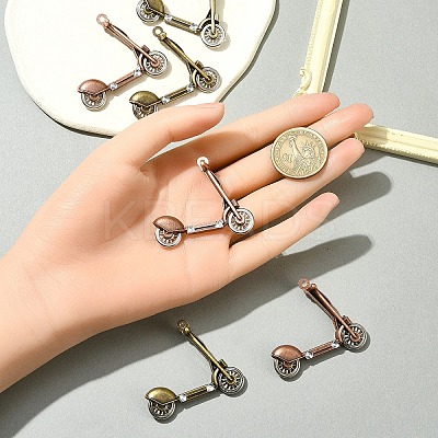6Pcs 2 Colors Tibetan Style Alloy Pendants FIND-FS0002-58-1
