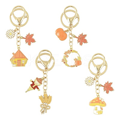 Alloy Enamel Keychains KEYC-FS00042-03-1