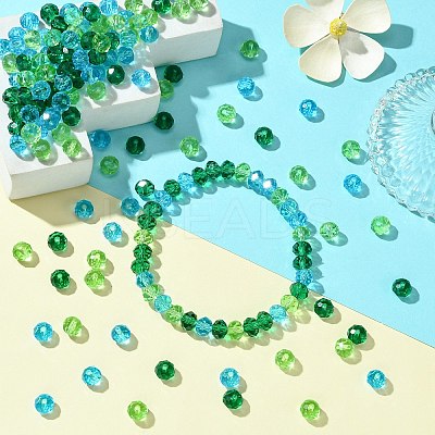 3 Colors Transparent Glass Beads EGLA-TZ0001-02B-1