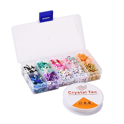 DIY Heishi Surfer Bracelet Making Kits DIY-FS0002-77-1