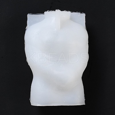DIY Naked Men Candle Making 3D Bust Portrait Silicone Molds DIY-G047-01-1