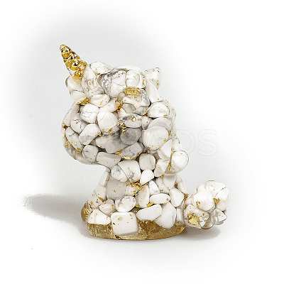 Resin Unicorn Figurine Home Decoration UNIC-PW0001-055A-1