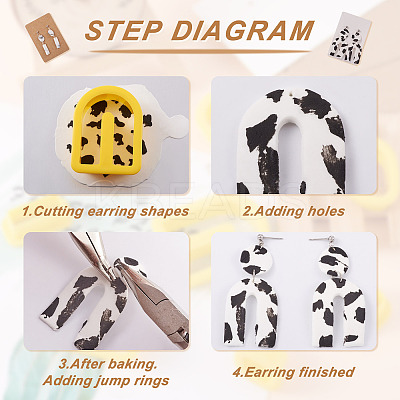 18Pcs 18 Style Plastic Clay Cutters DIY-FW0001-21-1