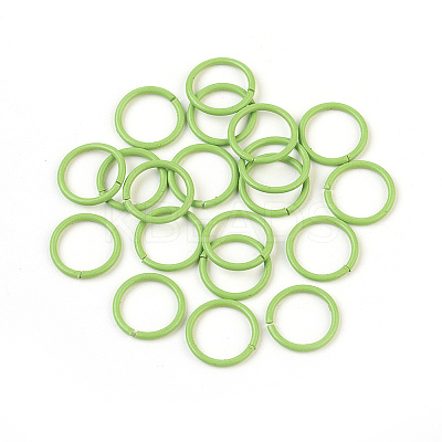 Spray Painted Iron Open Jump Rings LS-IFIN-F149-B06-1