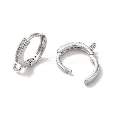 Brass Hoop Earring Findings FIND-Z039-32P-1