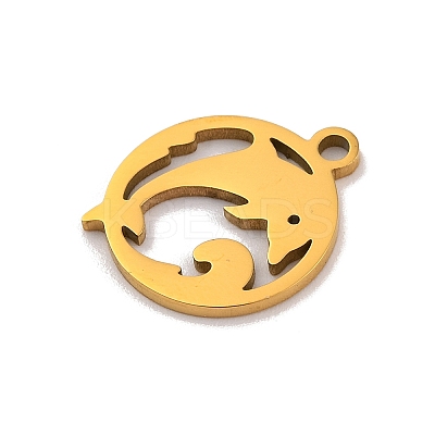 201 Stainless Steel Charms LS-STAS-U016-06G-01-1