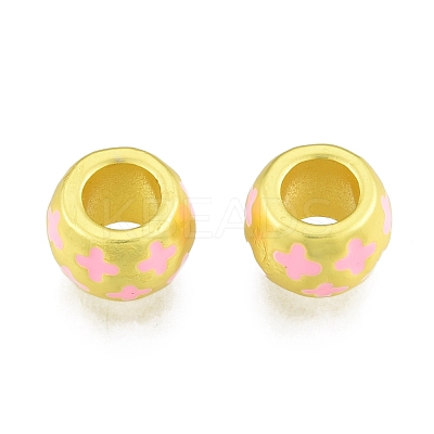 Alloy Enamel European Beads FIND-G035-30MG-1