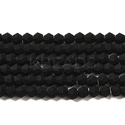 Imitate Austrian Crystal Frosted Glass Beads Strands EGLA-A039-P2mm-MD02-1
