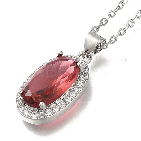 304 Stainless Steel Cable Chain Necklaces NJEW-H040-19P-01-1