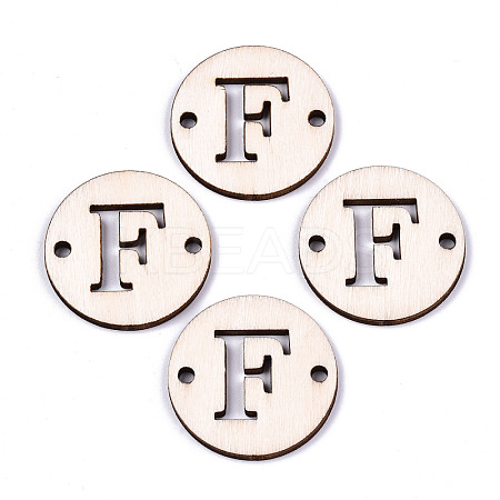 Unfinished Natural Poplar Wood Links Connectors WOOD-S045-140B-01F-1