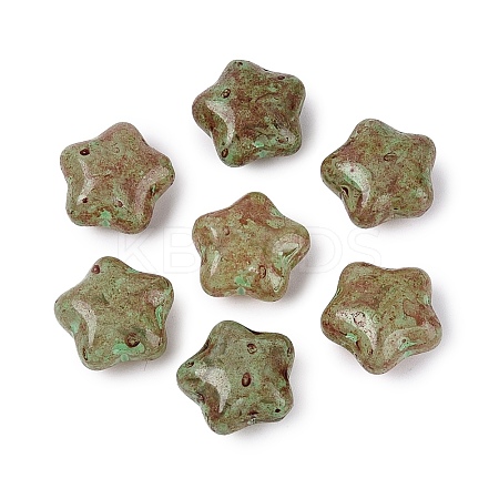 Picasso Opaque Glass Beads SEED-N012-08G-1