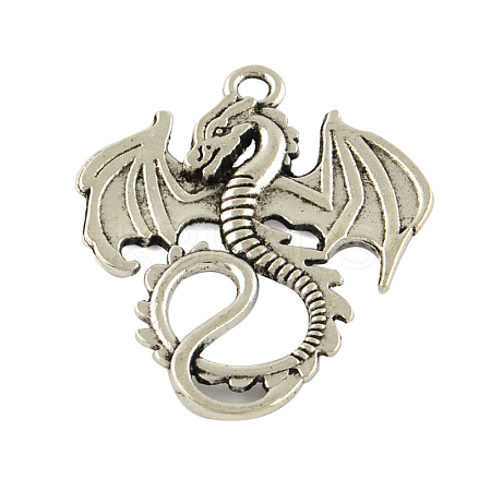 Tibetan Style Alloy Pendants TIBE-Q050-64AS-LF-1-1