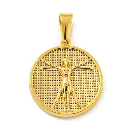Ion Plating(IP) 304 Stainless Steel Pendants STAS-R231-13A-G-1