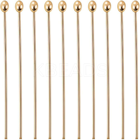 Brass Ball Head Pins KK-BC0003-99-0.6x20-1