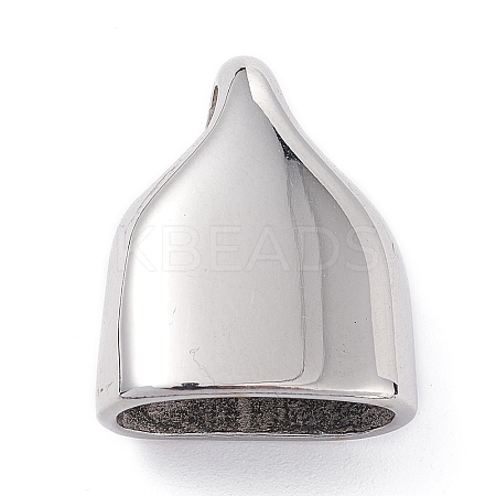 Tarnish Resistant 304 Stainless Steel Cord Ends LS-STAS-K220-01B-P-1