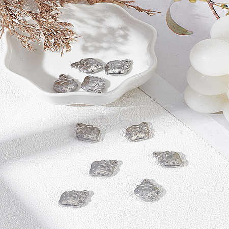 10Pcs 201 Stainless Steel Charms STAS-LP0002-97-1