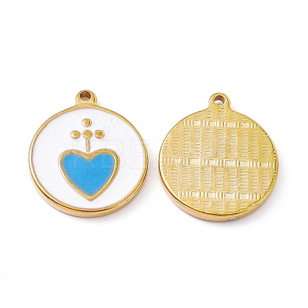 PVD Vacuum Plating 201 Stainless Steel Pendants STAS-J401-VC1026-1