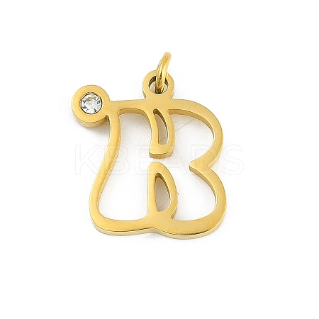 304 Stainless Steel Pendants LS-STAS-R137-01G-B-1