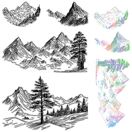Plastic Stamps DIY-WH20018-0230-1
