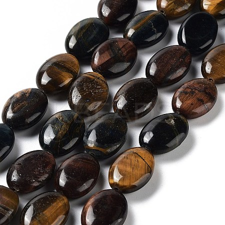 Three Color Natural Tiger Eye Beads Strands G-L164-A-18-1