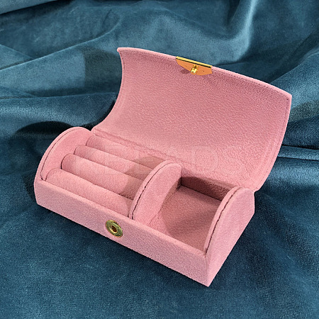 Arched Velvet Jewelry Set Storage Boxes LS-CON-R031-01B-1