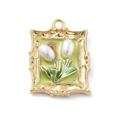 Alloy Enamel Pendants FIND-G089-02G-05-1