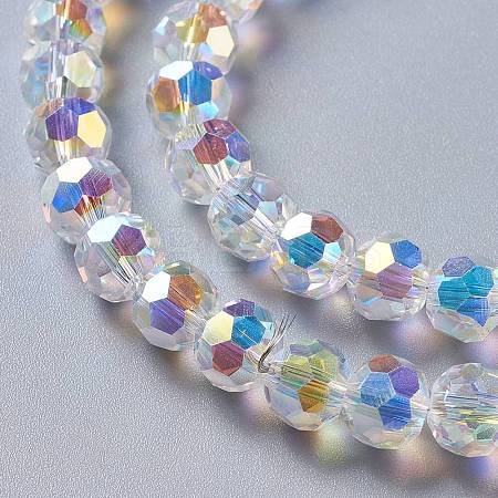 Glass Imitation Austrian Crystal Beads GLAA-F108-09-1