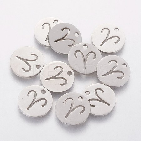 Non-Tarnish 304 Stainless Steel Charms STAS-Q201-T095-1-1