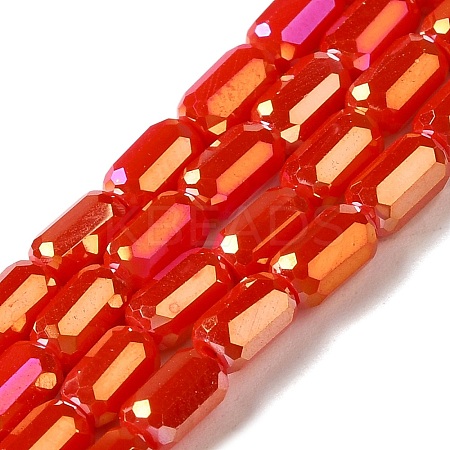 Electroplate Glass Beads Strands EGLA-D031-01-27-1