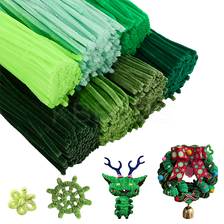 7 Bags 7 Colors DIY Plush Sticks DIY-FG0008-35-1