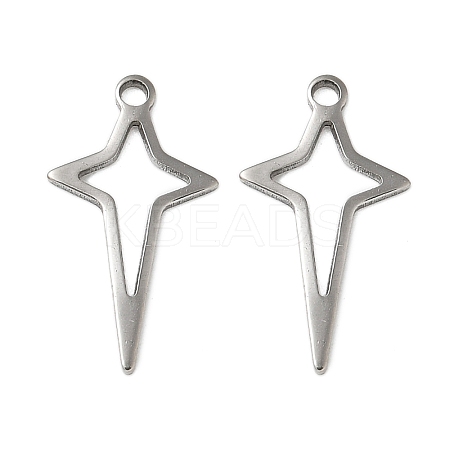201 Stainless Steel Pendants STAS-I330-045P-1