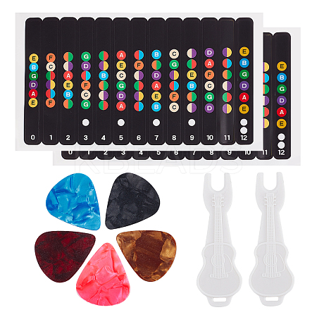 Plastic Guitar Pick AJEW-GF0005-83-1