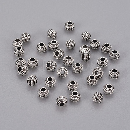 Tibetan Silver Spacer Beads X-AB324-NF-1