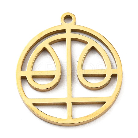 304 Stainless Steel Pendants LS-STAS-Z043-01G-1