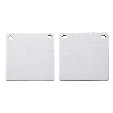 Anti-Tarnish 304 Stainless Steel Stamping Blank Tag Pendants STAS-I311-16B-P-1